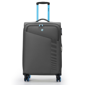 Bαλίτσα Μεσαία υφασμάτινη DIELLE 30/60 67x43x27/30 cm Ανθρακί